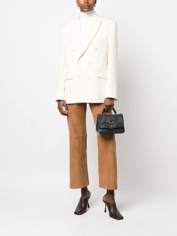 ZANELLATO: totes bags online - Postina Daily Baby Leather Handbag