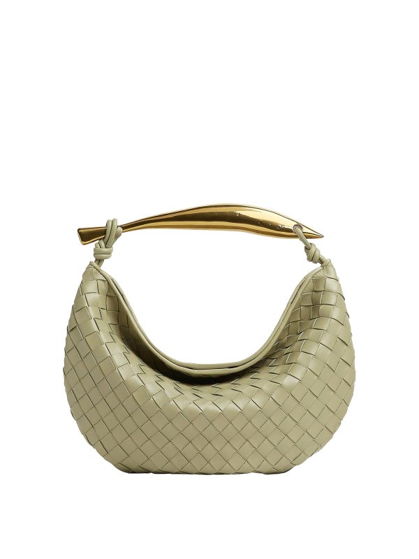 BOTTEGA VENETA: ショルダーバッグ - ショルダーバッグ - ライトグリーン