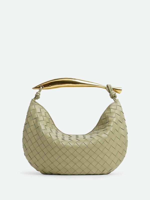 ショルダーバッグ - ライトグリーン shop online: BOTTEGA VENETA