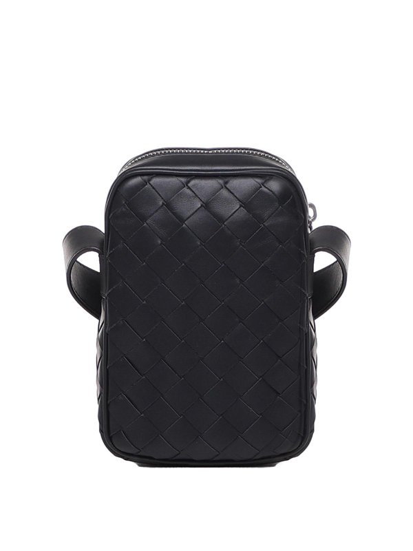 BOTTEGA VENETA: クロスボディバッグ - クロスボディバッグ - 黒