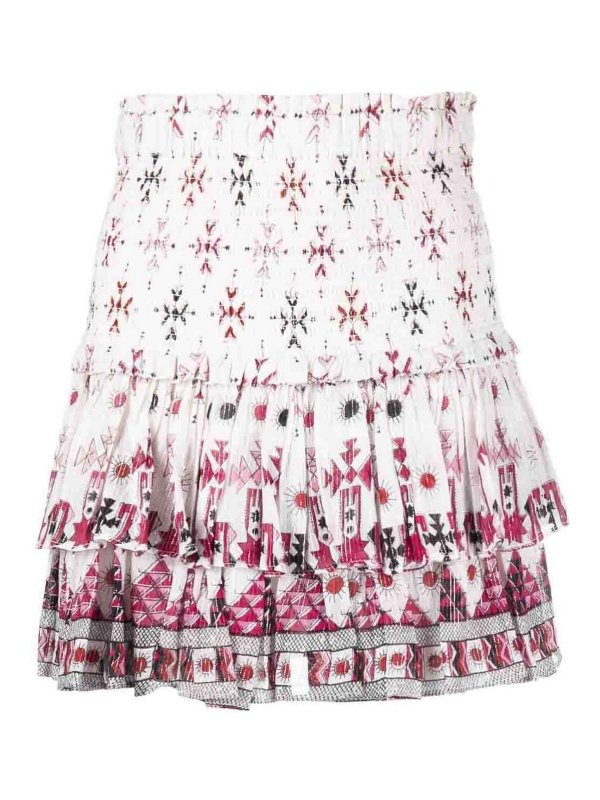 ISABEL MARANT: Jupes midi et au genou - Jupe Midi - Blanc