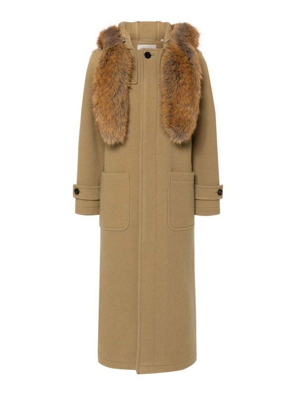 BURBERRY: クルーネック - クルーネック - キャメル