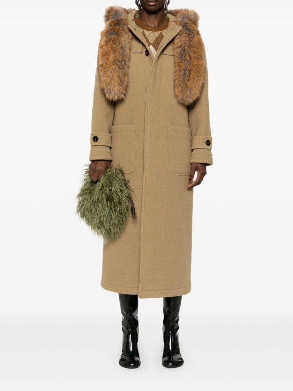 BURBERRY: クルーネック online - クルーネック - キャメル