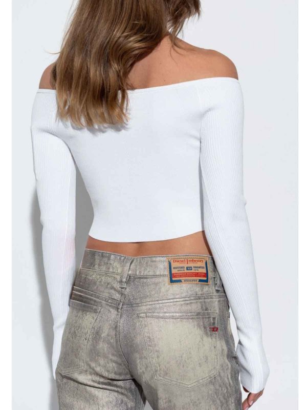 DIESEL: Pull col rond online - Pull Col Rond - Blanc