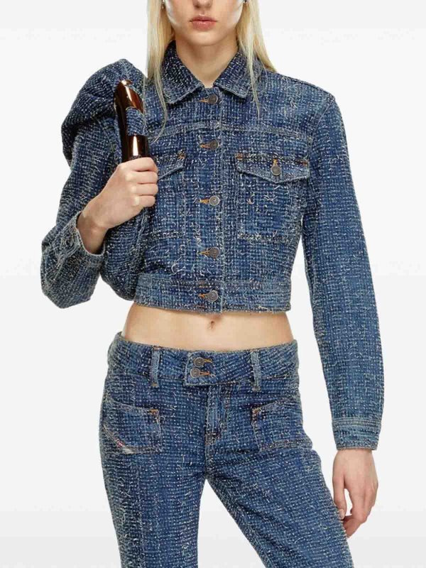 Rundhalspullover - Blau shop online: DIESEL