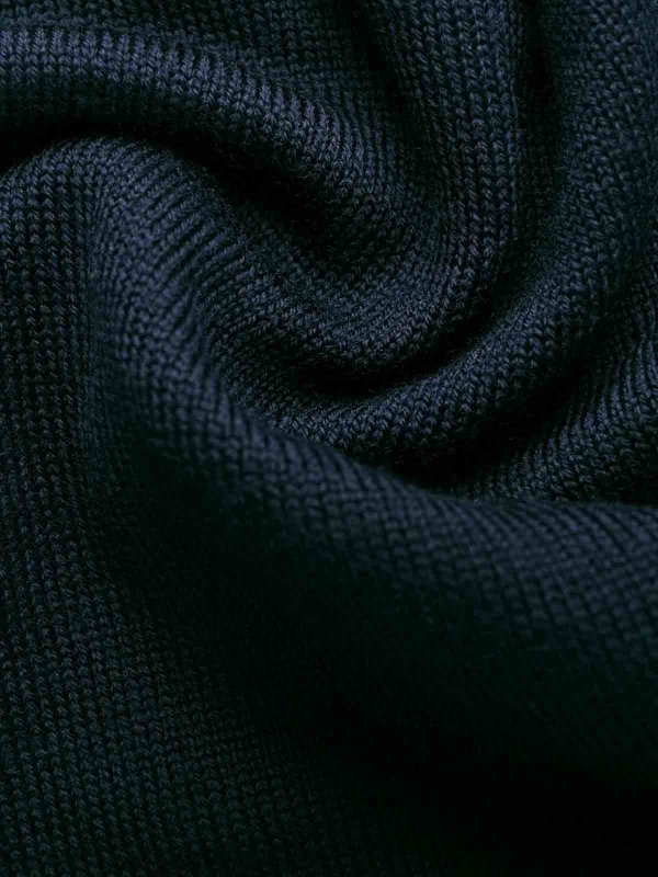 Strickpullover mit Rundhalsausschnitt shop online Rundhalspullover - Blau