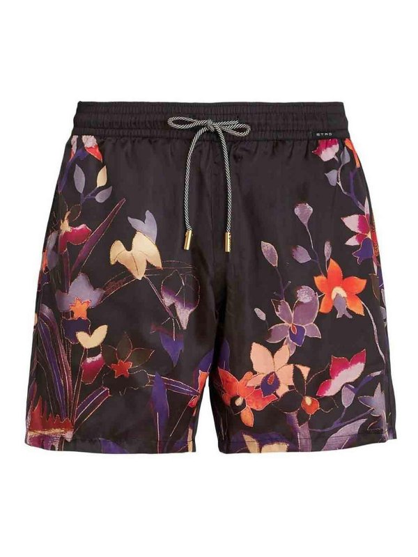 ETRO: 水着 - スイムショーツ/スイムトランクス - 黒