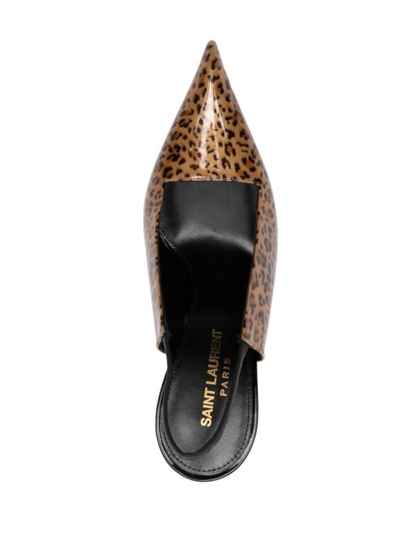 SAINT LAURENT: court shoes online - Leather pumps