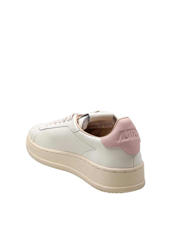 The Best Shops AUTRY: trainers - Dallas Sneakers in White/Pink Leather