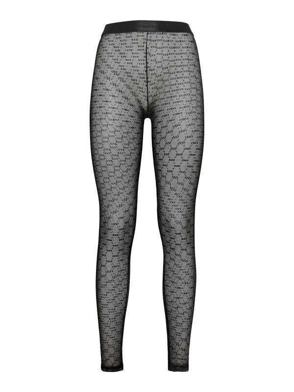 DSQUARED2: Pantalons casual - Pantalons Décontractés - Noir