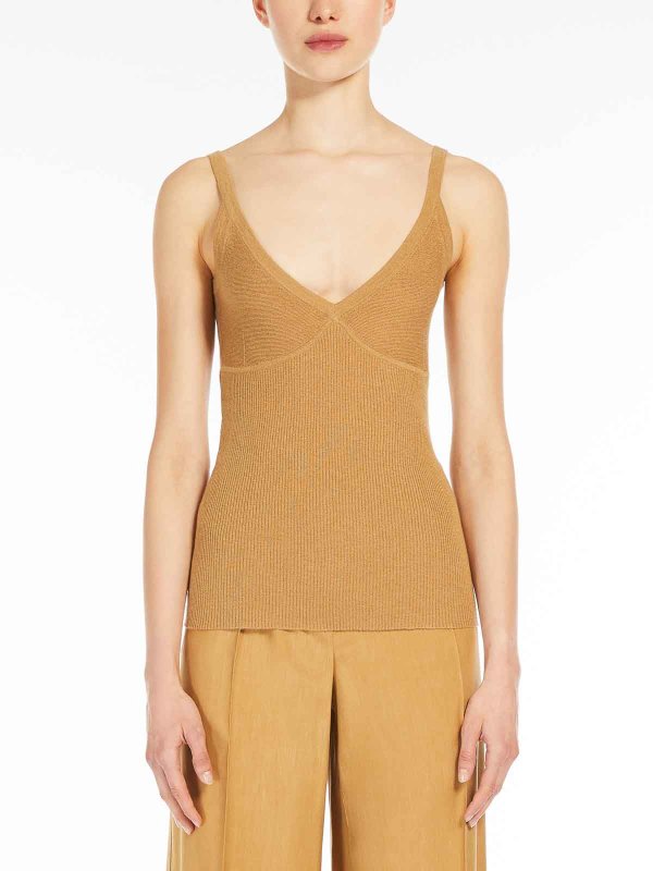 The Best Shops Max Mara: Tops & Tank tops - Gallura Cashmere And Silk Top