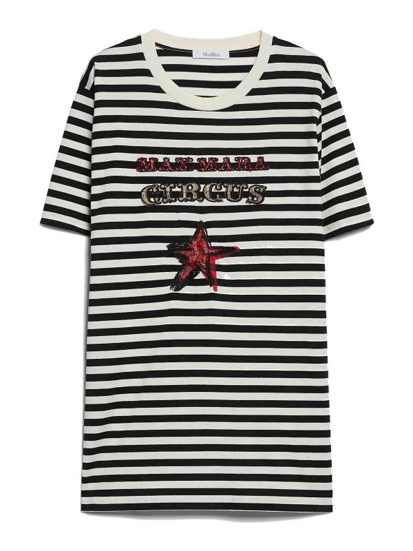 Max Mara: T-shirts - T-Shirt - Hellgelb