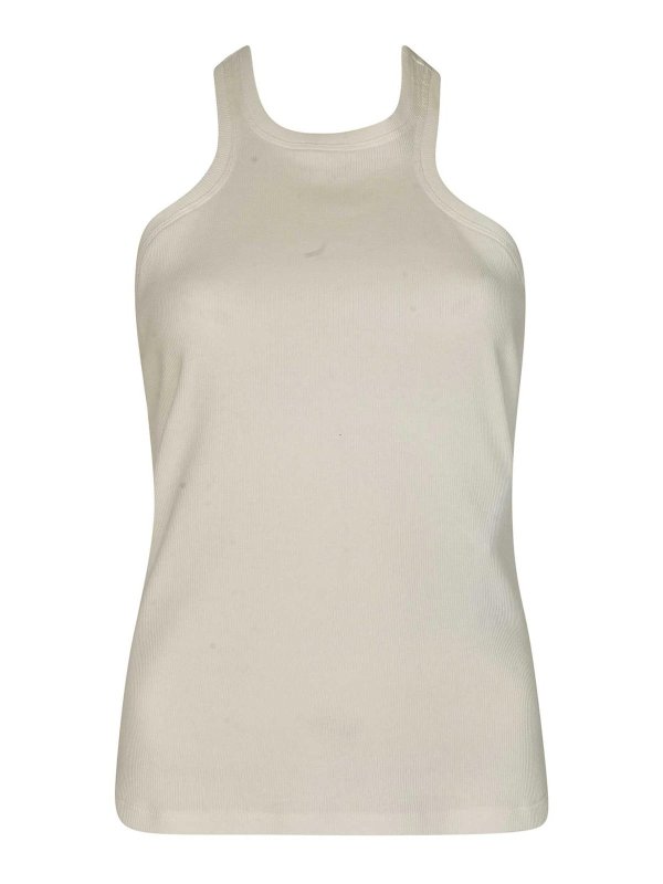 ALESSANDRO VIGILANTE: Tops y camisetas sin mangas - Top - Blanco