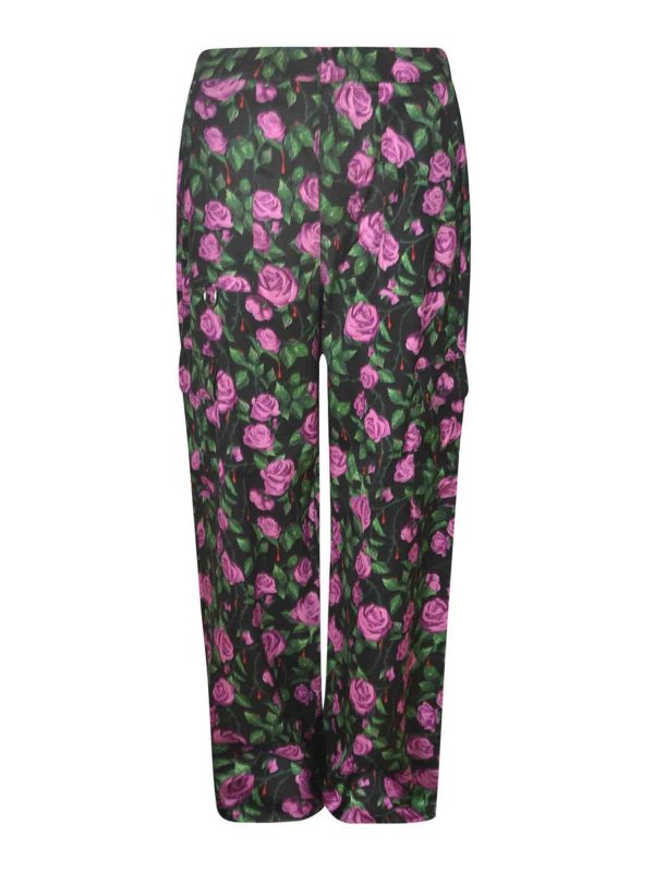 CHIARA FERRAGNI: Pantalons casual - Pantalons Décontractés - Noir