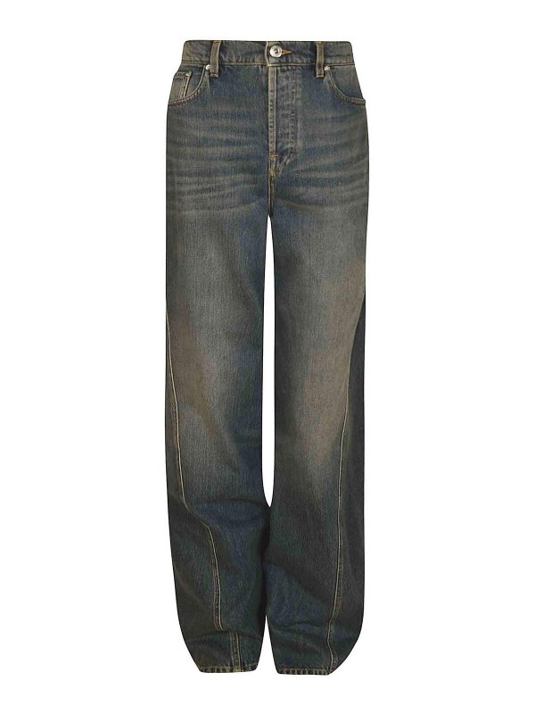 LANVIN: Casual Hosen - Casual Hose - Blau