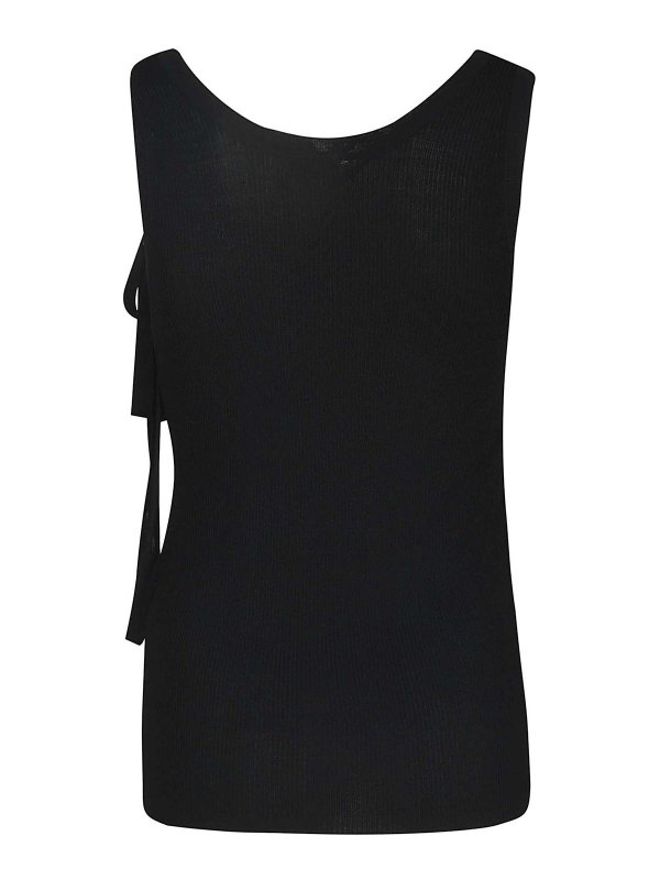 P.A.R.O.S.H.: Strickpullover mit Rundhalsausschnitt online - Rundhalspullover - Schwarz