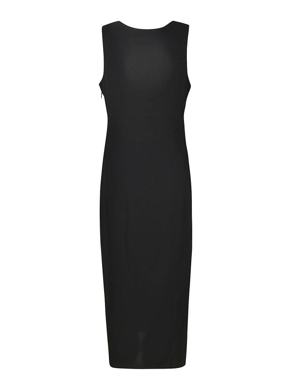 PATOU: Knielange Kleider online - Knielanges Kleid - Schwarz