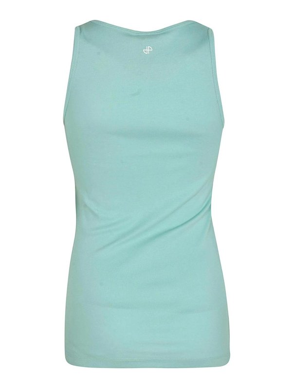 PATOU: Tops y camisetas sin mangas online - Top - Verde