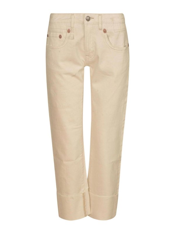 R13: Casual Hosen - Casual Hose - Weiß