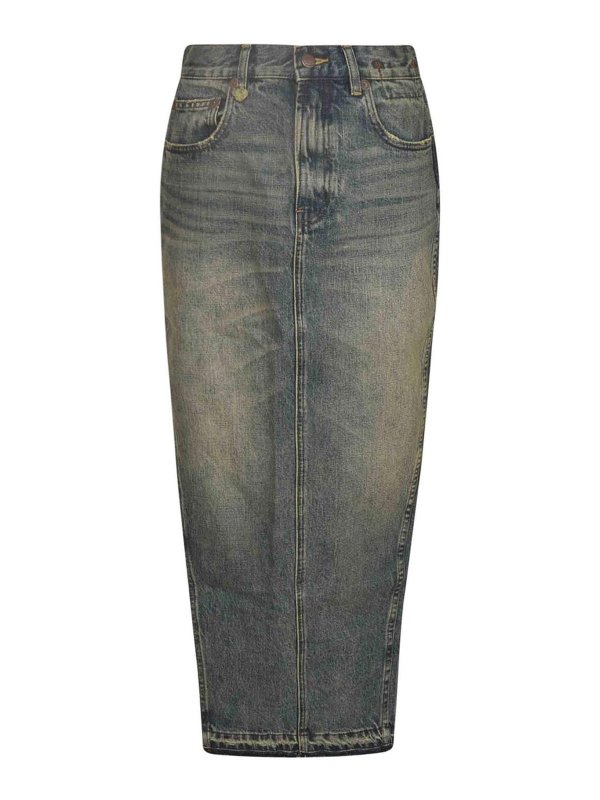 R13: gonne al ginocchio  e longuette - Gonna Blu