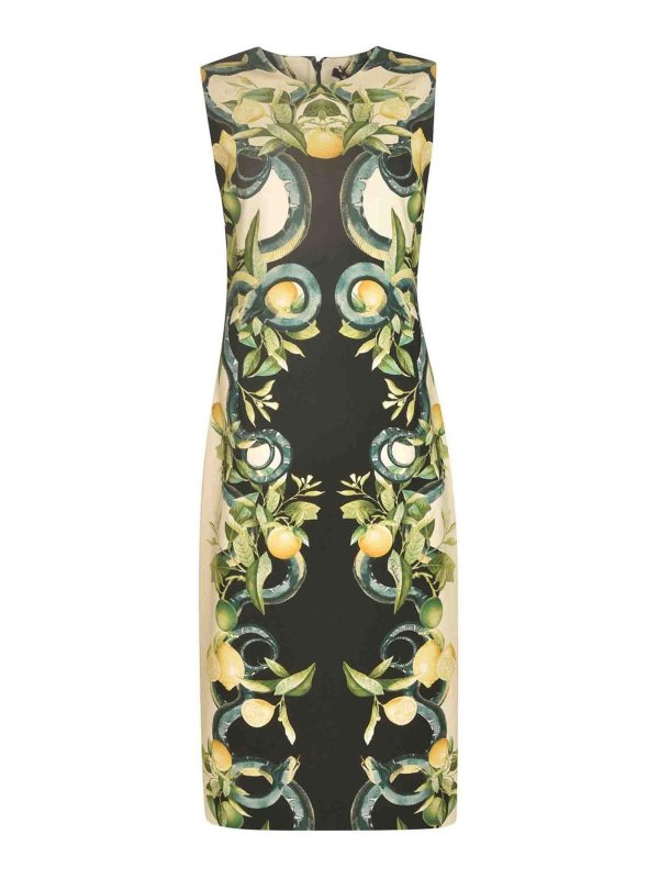 ROBERTO CAVALLI: knee length dresses - Dress Black