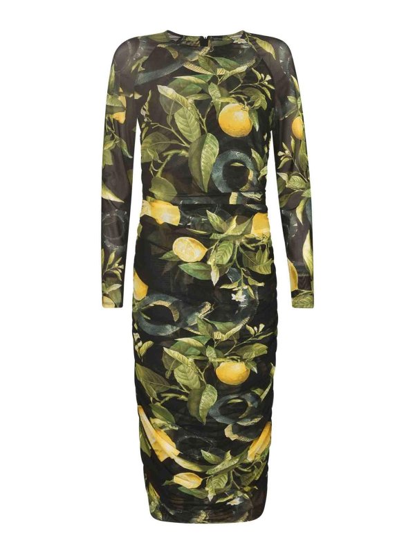 ROBERTO CAVALLI: knee length dresses - Dress Black