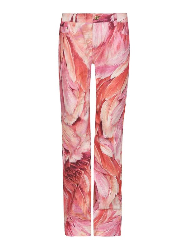 ROBERTO CAVALLI: casual trousers - Trousers Pink