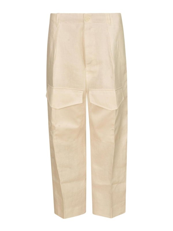SETCHU: pantaloni casual - Pantaloni bianco