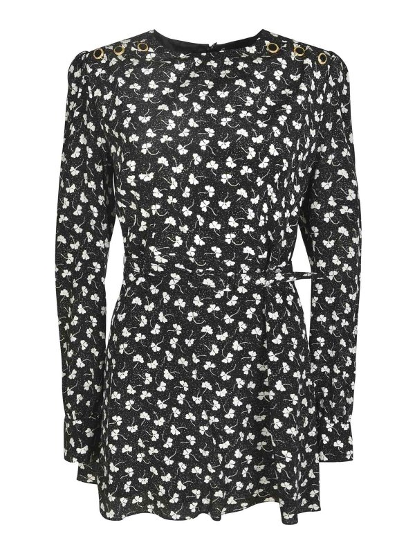 ALESSANDRA RICH: Knielange Kleider - Knielanges Kleid - Schwarz