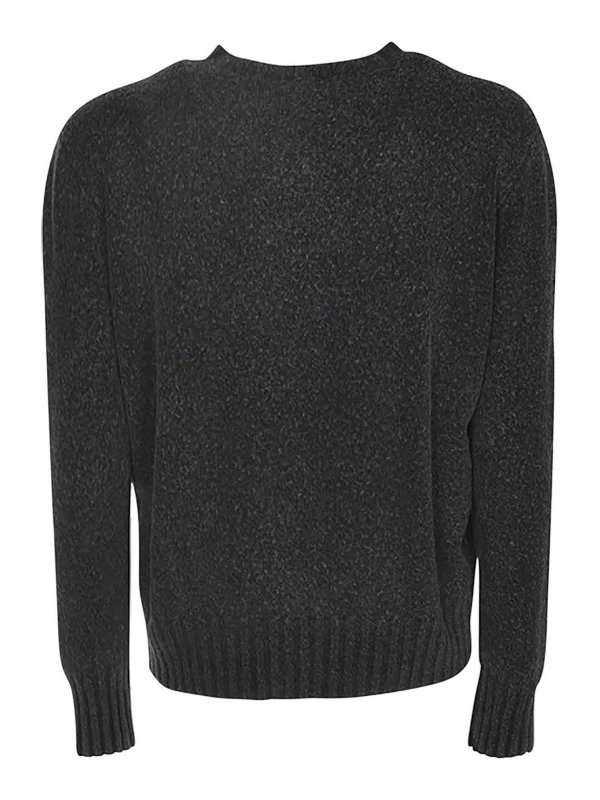 AVANT-TOI: Strickpullover mit Rundhalsausschnitt online - Rundhalspullover - Blau