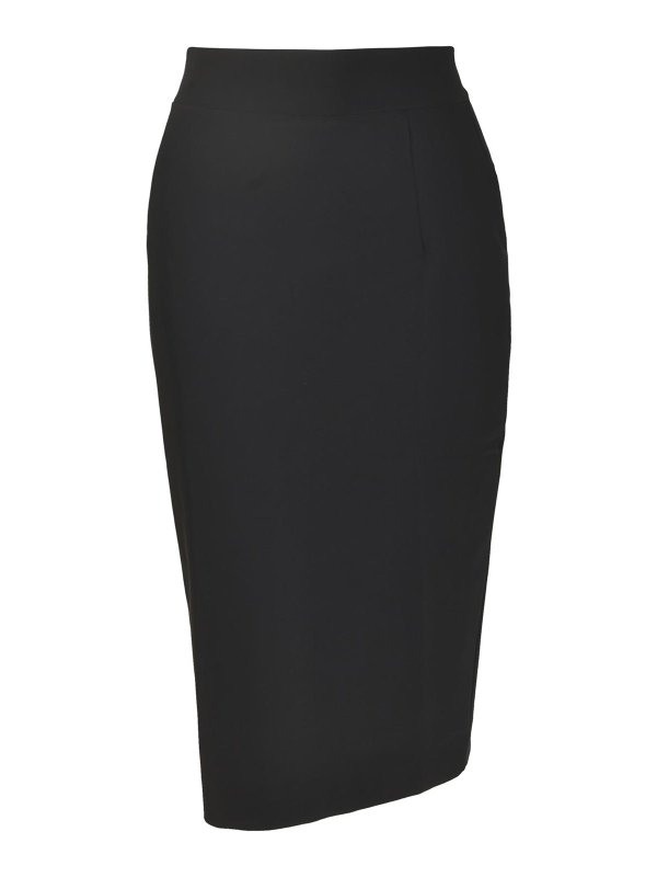 CHIARA BONI LA PETITE ROBE: Knee length skirts & Midi - Skirt Black