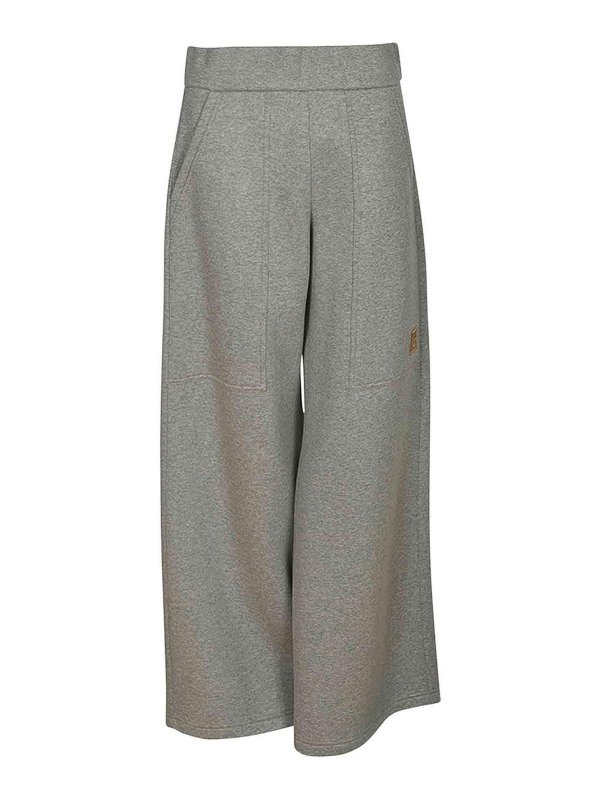 CHIARA FERRAGNI: カジュアルトラウザー - カジュアルパンツ - グレー