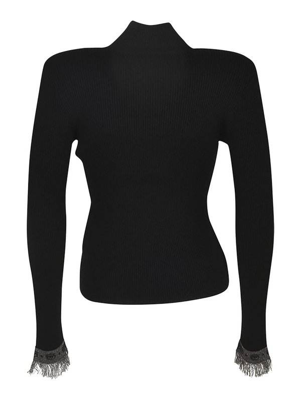 CHIARA FERRAGNI: クルーネック online - クルーネック - 黒