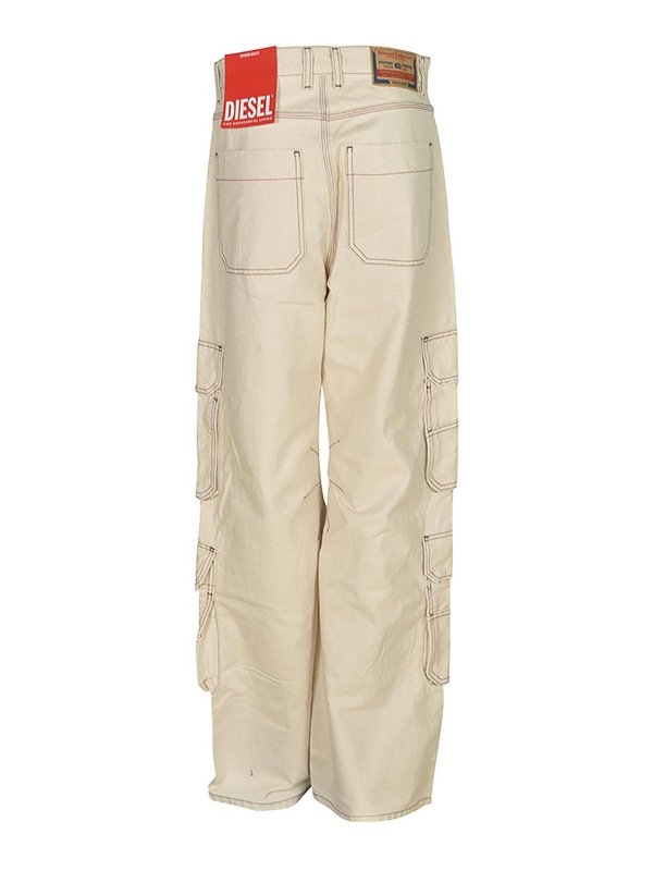 DIESEL: Pantalons casual online - Pantalons Décontractés - Noir