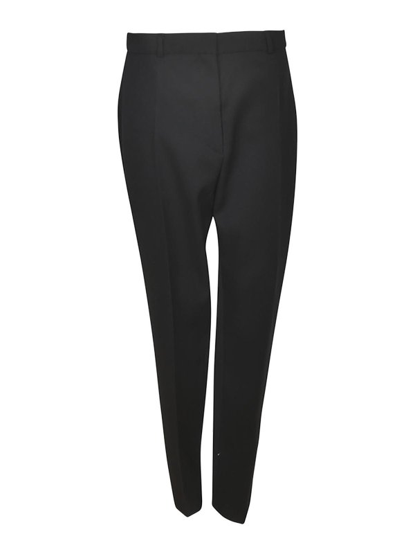 LANVIN: Pantalones casual - Pantalón Casual - Negro