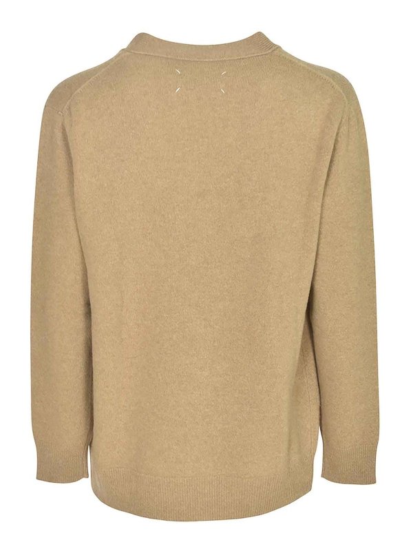 Maison Margiela: カーディガン online - カーディガン - 黒