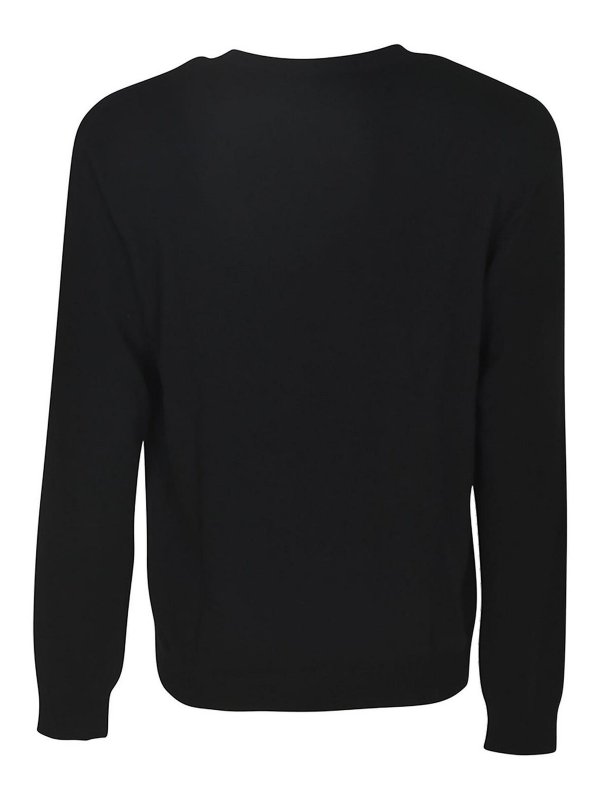 MOSCHINO: Suéteres con cuello pico online - Suéter Cuello Redondo - Negro