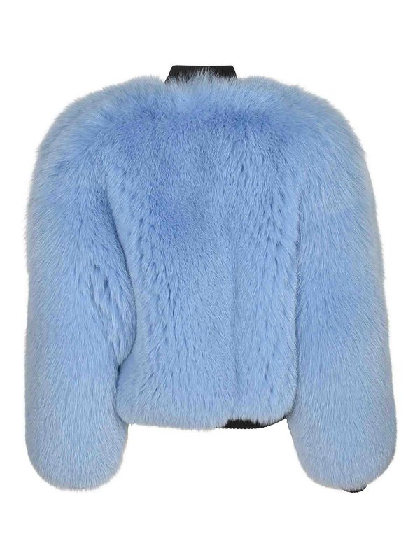 NUMERO OTTO: Abrigos cortos online - Abrigo Corto - Azul Claro