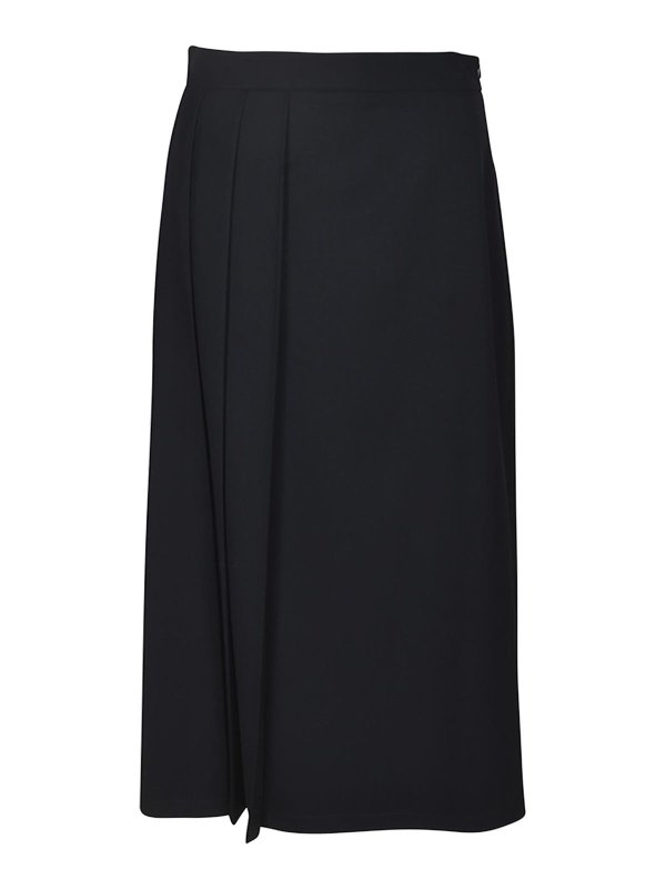 P.A.R.O.S.H.: Knielange und Midi Röcke - Midirock - Blau