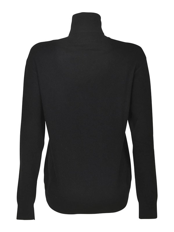PATOU: crew necks online - Sweater Black