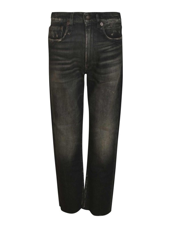 R13: casual trousers - Trousers Black