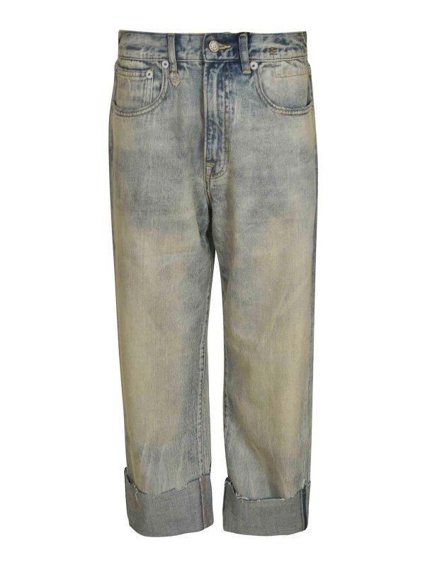 R13: pantaloni casual - Pantaloni Blu