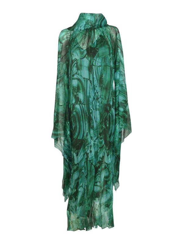 ROBERTO CAVALLI: knee length dresses - Dress Green