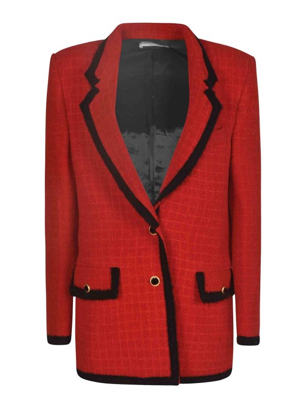 ALESSANDRA RICH: ショートコート - ショートコート - 赤