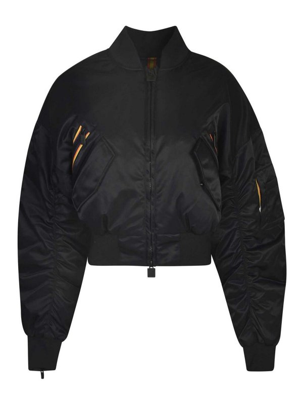 K-WAY: short coats - CoatBlack