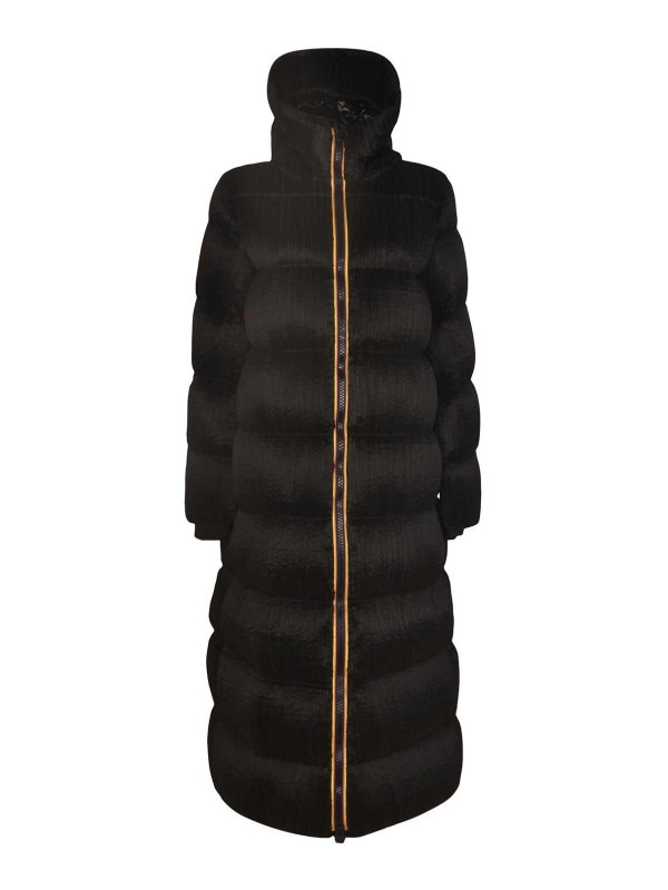 K-WAY: short coats - CoatBlack