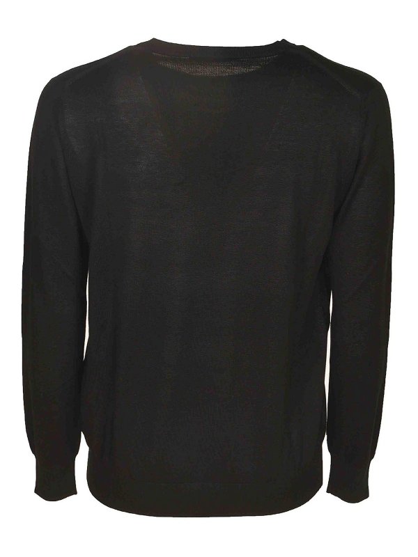 Kangra Cashmere: maglia collo rotondo online - Maglione neri