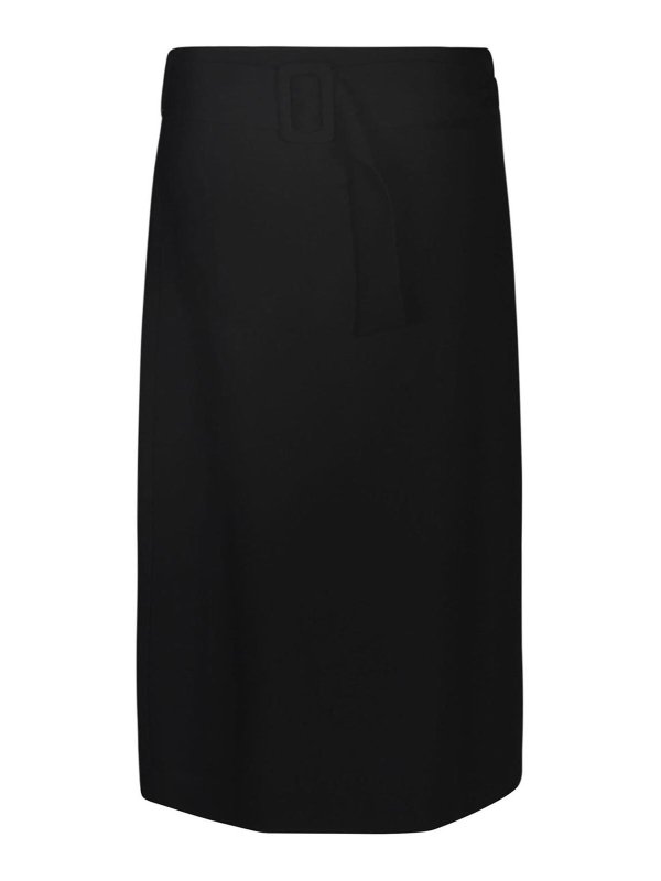 P.A.R.O.S.H.: Knee length skirts & Midi - Skirt Black