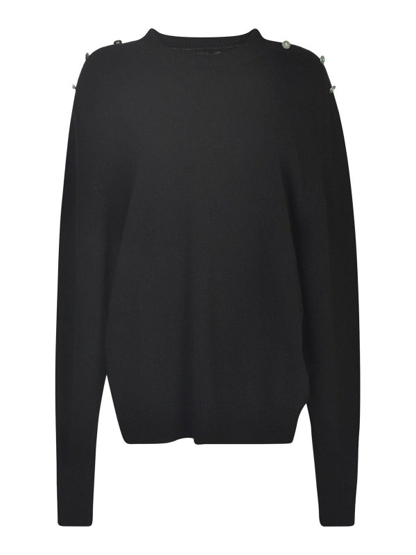 ROBERTO CAVALLI: crew necks - Sweater Black