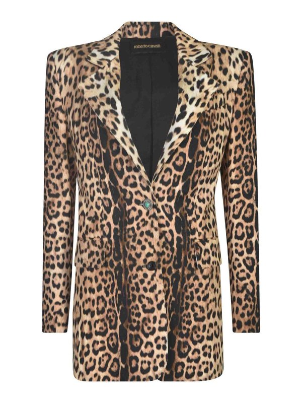 ROBERTO CAVALLI: ショートコート - ショートコート - ベージュ